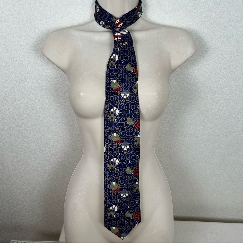 Frank Lloyd Wright 54x 3 1/2 inch Lux architectural silk tie Office art-to-wear